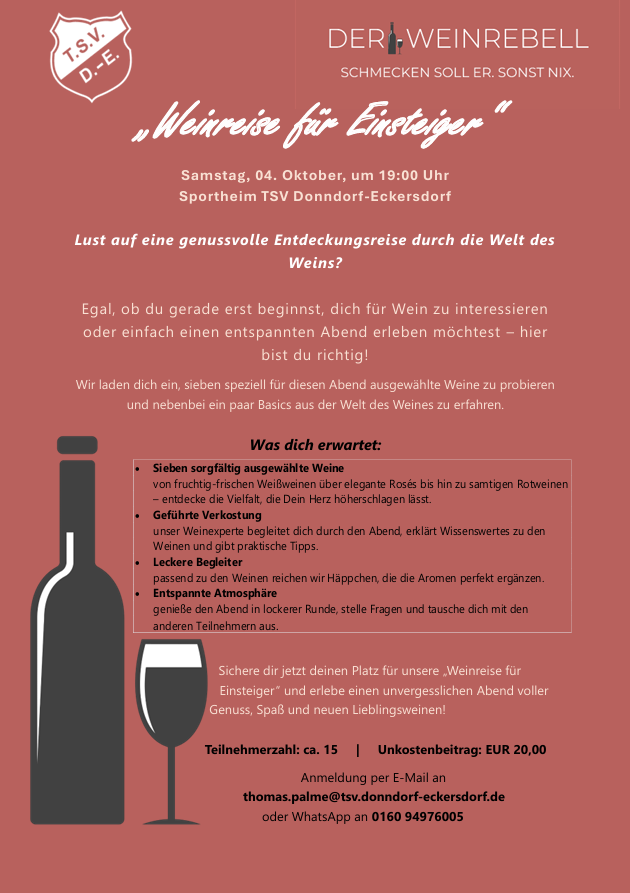Weinreise für Einsteiger
