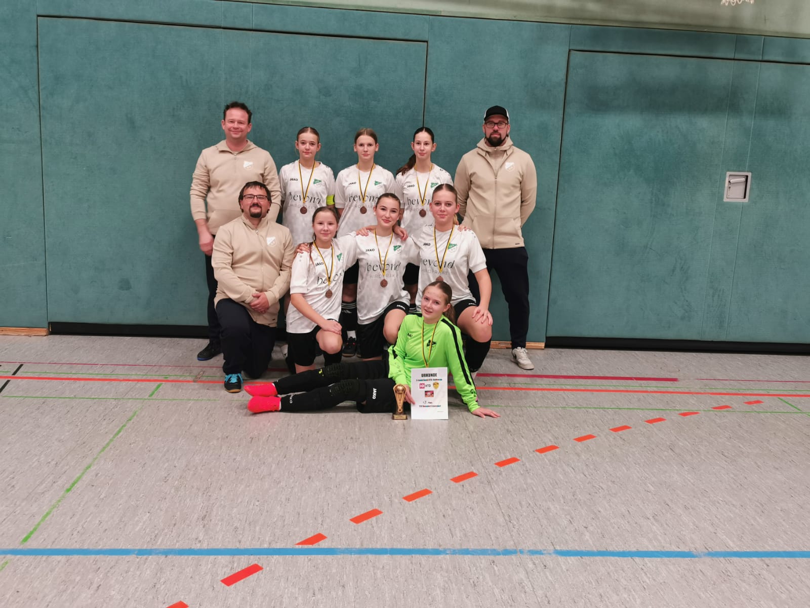 Dritter Platz  der U15 Turnier 1. FC Sonneberg