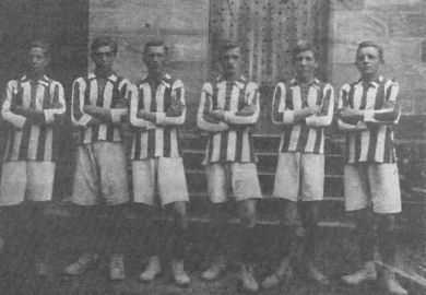 Die ersten Eckersdorfer Fußballer (1920)