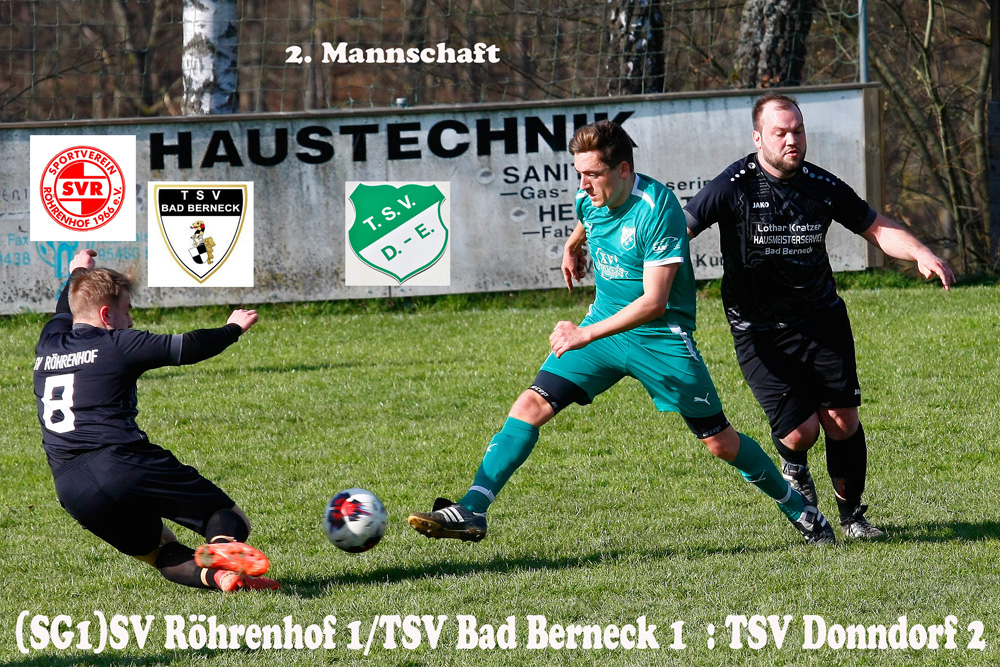 2. Mannschaft vs. (SG1) SG Röhrenhof I / TSV Bad Berneck I (10.04.2023) - 1