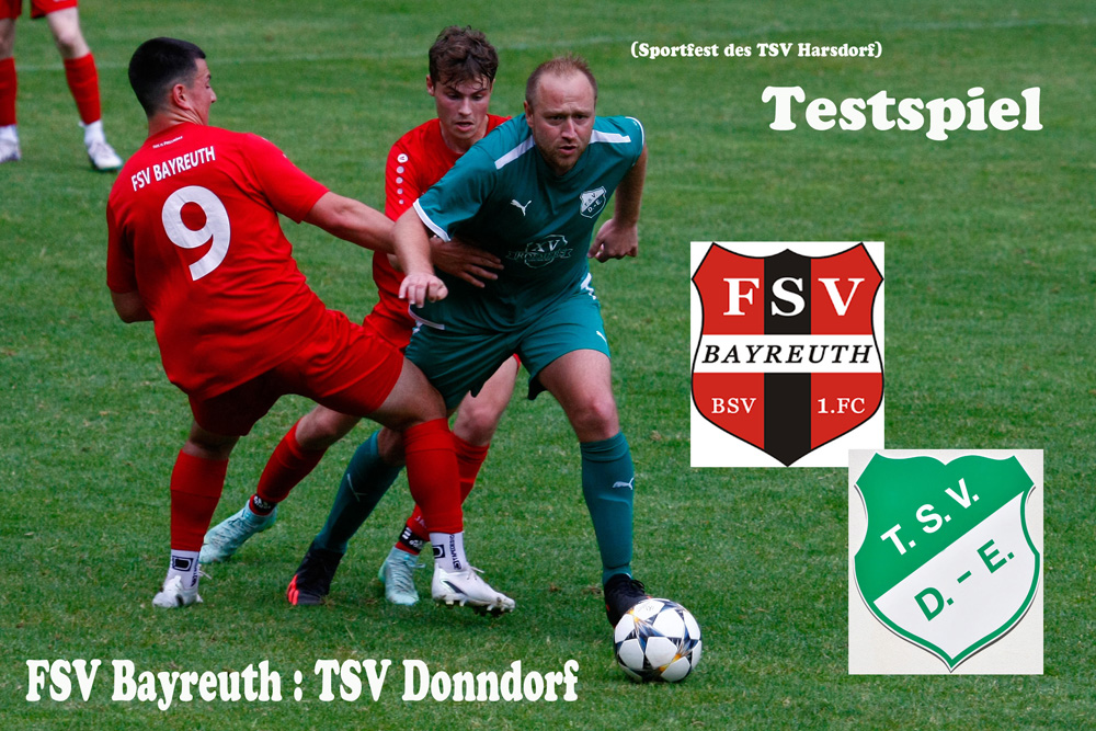 1. Mannschaft vs. FSV Bayreuth (Sportfest in Harsdorf) (01.07.2023) - 1