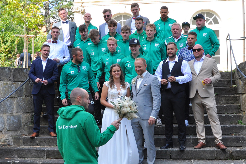 Der TSV Donndorf gratuliert Tanja und Milovan herzlich zur ihrer Hochzeit. - 23