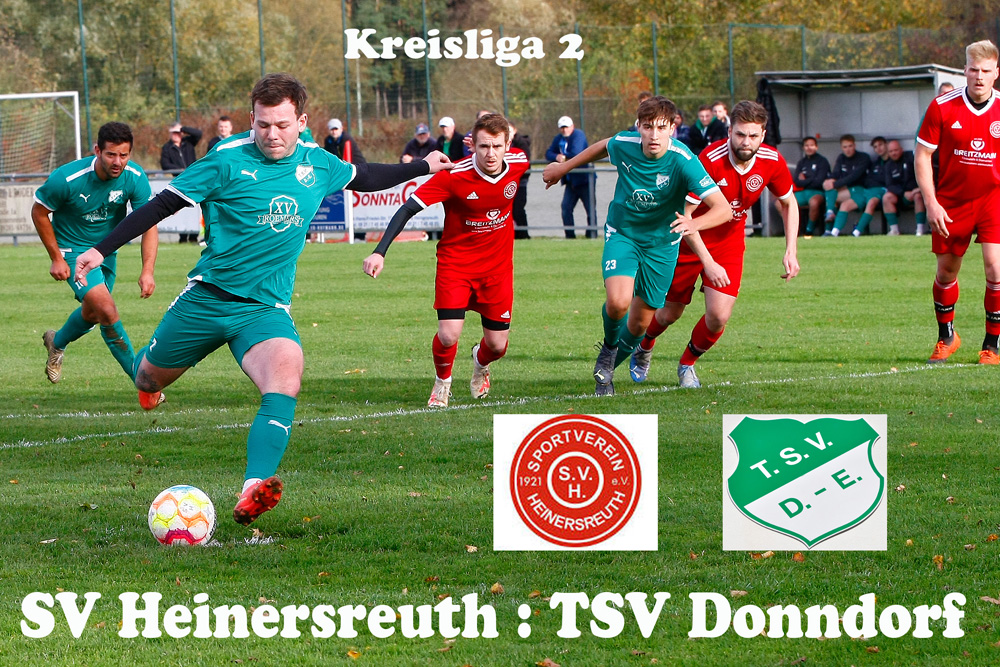 1. Mannschaft vs. SV 1921 Heinersreuth (01.11.2023) - 1
