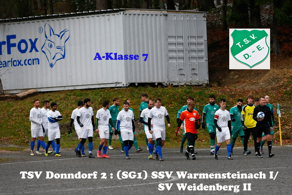 2. Mannschaft vs. (SG) SSV Warmensteinach / SV Weidenberg II (26.11.2023) - 1